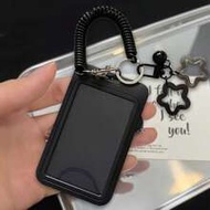 5-Pack Retractable ID Card Holder With Bell & Star Decoration, Versatile Card Case Pouch With Keycha