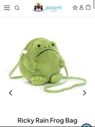 Jellycat青蛙袋～