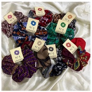 Batik scrunchies (9 variations)
