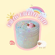 RAINBOW RAIDROP SHEEP (Bingsu Slime) crispy bingsu slime, slime with colorful lithium foam SHEEP cha