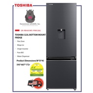 Toshiba GR-RB405WE-PMX 323L Bottom Mount Fridge