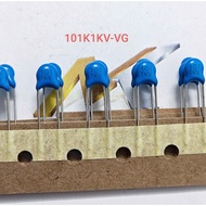 (Combo of 10) New genuine paper blister 101 1KV high voltage ceramic capacitor (combo)
