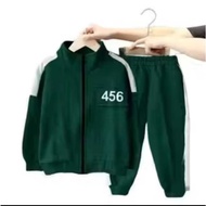 Unisex Squid Game 456 Sweater Set for Children Aged 2-10 Years