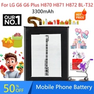 3300mAh Mobile Phone Batteries for LG G6 G6 Plus H870 H871 H872 BL-T32 Battery