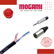 MOGAMI 2549 FLEXIBLE 22AWG OF MIC CABLE 6MM WITH NEUTRIK XLR MALE TO 6.3MM MONO JACK