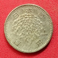koin silver perak Jepang 100 yen showa (1959-1966)