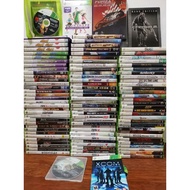 (A - C) Second hand XBOX360 ORIGINAL CD GAMES