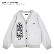 Kevas Facade Cardigan - Misty Grey