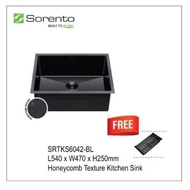 Sorento SRTKS6042-BL Honeycomb Kitchen Sink Free Sink Basket