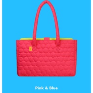 [Wiggle Wiggle] 2-in-1 Laptop Bag - Pink & Blue