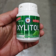 Xylitol - Permen Karet Bebas Gula - Xylitol Jeruk Nipis Mint Botol 58g