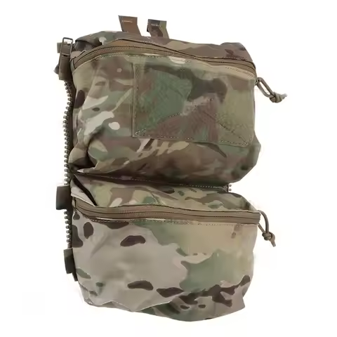 Tactical FCPC V5 Plate Carrier Back Panel Double Bag General Purpose Pockets Vest Accessories Sundri