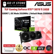 ASUS TUF Gaming GeForce RTX 5070 Ti OC Edition 16GB GDDR7 (TUF-RTX5070TI-O16G-GAMING)