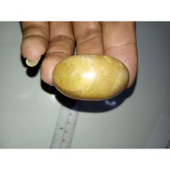 Honey Chalcedonynatural 38.8x23.2x17mm jumbo size (Pendant) Rp. 25,000