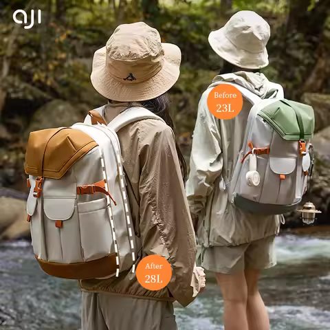 AJI Backpack For Women Travel Backpack Large Capacity Luxury Designer Outdoor Backpack Expandable La