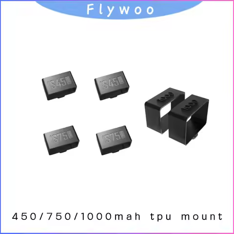 1S Battery TPU Mount for Firefly 16 18 V3, Compatible with 450mAh 750mAh 1000mAh Lipo, Flywoo FPV Dr
