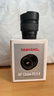 完美無瑕 全套有盒 香港行貨 Samyang AF 12 12mm F2 E Sony E Mount 自動對焦 新款