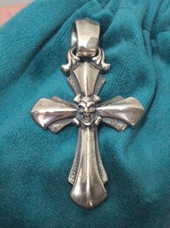 <再減！>Bill Wall Leather 銀飾十字骷髏吊墜 not Loneones, Goro's, Chrome Heart