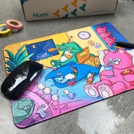 【Humi滑鼠墊-人氣聯名- 陳羽渘、充電】桌墊 / 辦公桌墊