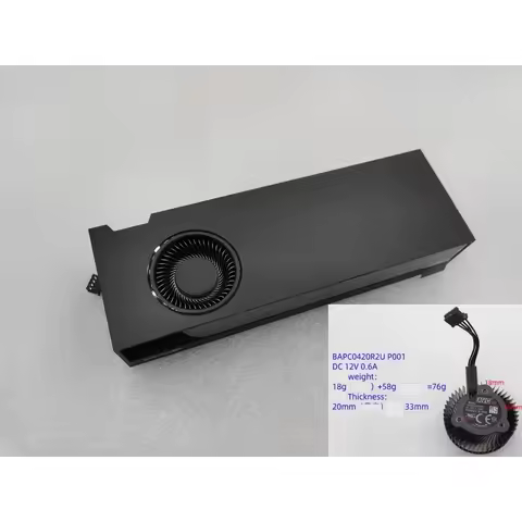 for Nvidia RTX A2000 a2000 6GB 12GB professional graphics card fan