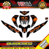 Decal Blade 125 New Decal Blade New 125 Stiker Blade 125 New Full Body Striping Blade 125 New Red Bu