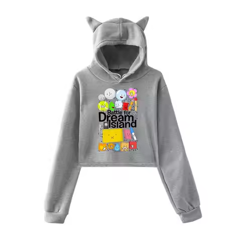 Jacknjellify BFDI Battle For Dream Island Vintage 90s Streetwear Hoodie Merch Hoodies women Sweatshi