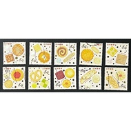 JPN 01 JAPAN 2021 Cookies Biscuits 84 YEN 10v SET Sc#4520a-j Used stamps
