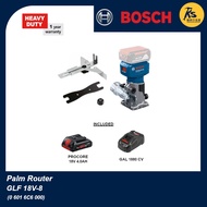 BOSCH 18V Cordless Palm Router GLF 18V-8 Professional ( 0 601 6C6 0L0 )