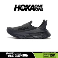 Hoka one one Restore men and women sneakers breathable and cushioned sports running shoes black【Hoka