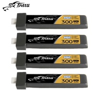 TATTU 300mAh 75C 3.8V Lipo Battery For RC Helicopter Quadcopter FPV Racing Drone Parts With BT2.0 Pl