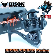 รอกสปินนิ่ง แมงมุมดำ SPIDER BISON 2000/3000/4000/5000/6000(BLACK)