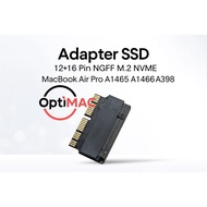 Adapter SSD 12+16 pin NGFF M.2 NVME MacBook Air Pro A1465 A1466 A1398 A1502