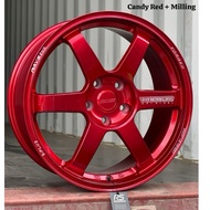 RS Performance TE37 S-PLUS RS Sport Rim Flow Forming Thailand WHEELS 17x7.5J 5x112/114.3 5x100 - REA
