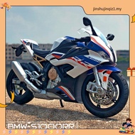 【RUM】1:12 Scale BMW S1000RR Alloy motorcycle Model Light & Sound effect diecast car Toys for Boys ba