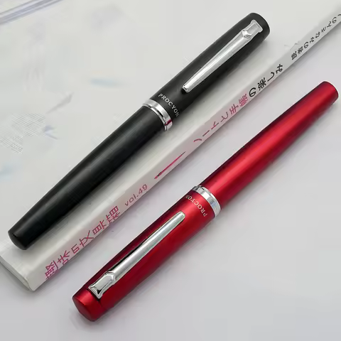 Genius Japan Original Platinum PNS-5000 PROCYON Fountain Pen Frosted Texture Procyon Stainless Steel