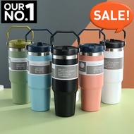 900ml 304 Stainless Steel Handheld Thermos Insulated Vacuum Tumbler Hot or Cold Mugater Bottle with 