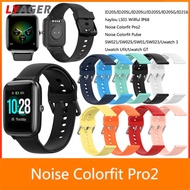 AGM Replacement Watchband Lightweight Silicone Strap Compatible For Noise Colorfit Pro2 Pulse Sw023 Id216 19mm Band