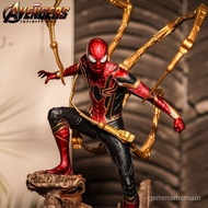 Selling🔥Heroes Expedition Avengers4Steel Spider-Man Hand-Made Movie Model Toy Full Set Limited Edition Ornaments2028