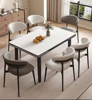 🌈餐桌dining table  實木  餐桌  現代  簡約  伸縮  家用 小戶型  折疊  長方形  中古風#餐桌#飯桌#折疊#伸縮