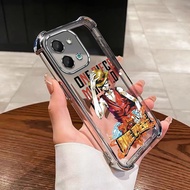 Xiaomi Redmi 15C POCO C85 One Piece Luffy Case Airbag Clear Phone Case Rubber Phone Cover