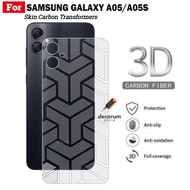 SAMSUNG A05 A05S Carbon Skin Transformers Garskin Mobile Phone Back Protector