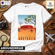 T-SHIRT SOUVENIR AUSTRALIA 10 WEAR COUNTRYTAG ASAL AUSTRALIA COTTON 30S SOUVENIR PREMIUM GIFT