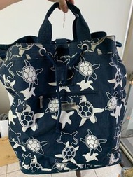二手背包 義大利品牌 Carpisa 藍色烏龜大型後背包 旅行包 搬家包