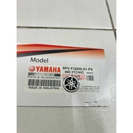 Emblem meter Yamaha RXZ Catalyzer 5PV Sticker Logo Original (5PV-F836B-00)