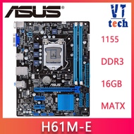 ASUS H61M-K motherboard board LGA 1155 DDR3 mainboard  support I3 I5 I7 cpu  H61 Desktop motherboard
