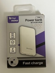 ［全新無使用］DigiMOMO 5000mAh 輕巧快速充電寶powerbank
