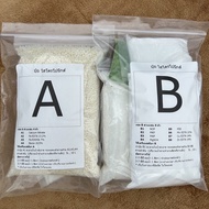 ปุ๋ย AB แบบแห้ง (ชุด 10 L และ 5 L) สูตรเพิ่มธาตุรอง A4+B8 สำหรับพืชไฮโดรโปนิกส์ ผักสลัด ธาตุอาหารครบ ใช้ได้ทั้งน้ำนิ่ง น้ำวน