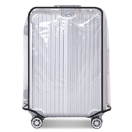 Thick Wear-resistant and Transparent Luggage Protector Transparent PVC Usable Travel Suitcase | Waterproof and Dustproof Luggage Bag Cover 18 20 22 24 28 INCH