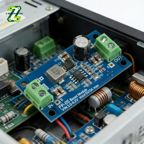 20W High-Efficiency DC-DC Step-Up Converter 3.3-4.2V to 5V 3-10V to 12V 94% Efficiency 400kHz 50mV R