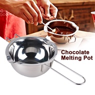 Tomor Lifte 304 Stainless Steel Long Handle Wax Chocolate Melting Pot DIY Scented Candle Soap Butter Melting Pot Handmade Soap Chocolate Tool
